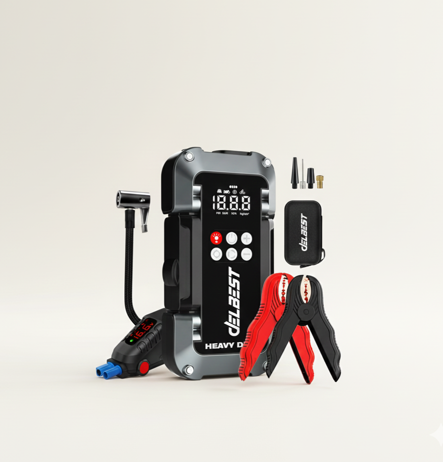 6 in 1 Car Jump Starter Kit